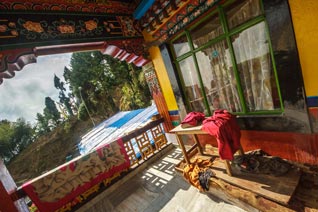 Inde, Sikkim, Monastère de Rumtek, Karmapa