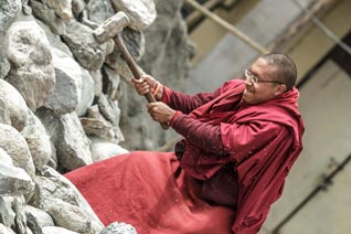 Inde, Sikkim, Monastère de Rumtek, Karmapa