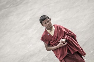 Inde, Sikkim, Monastère de Rumtek, Karmapa