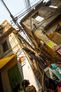 Les ruelles de Varanasi