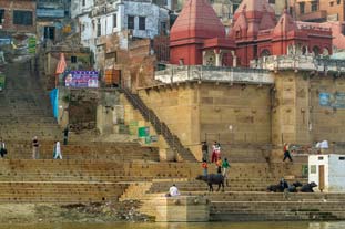 Sur les Gath, Inde, Varanasi