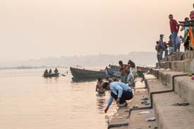 Sur les Gath, Inde, Varanasi