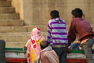 Sur les Gath, Inde, Varanasi