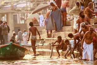 Sur les Gath, Inde, Varanasi