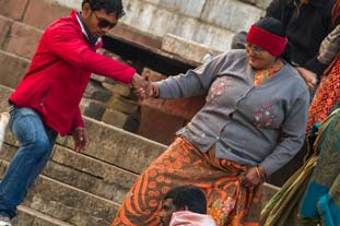 Sur les Gath, Inde, Varanasi