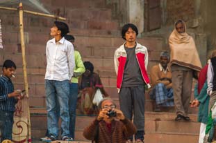 Sur les Gath, Inde, Varanasi