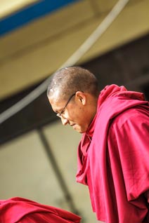 Inde, Sikkim, Monastère de Rumtek, Karmapa