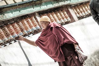 Inde, Sikkim, Monastère de Rumtek, Karmapa