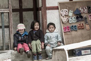 Inde, Sikkim, Monastère de Rumtek, Karmapa