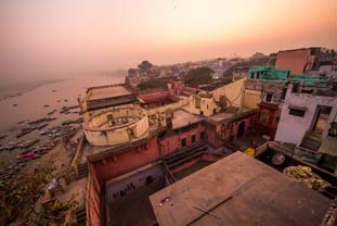 Les toits de Varanasi