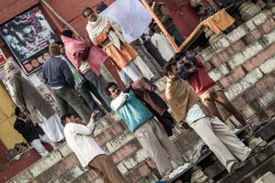 Sur les Gath, Inde, Varanasi