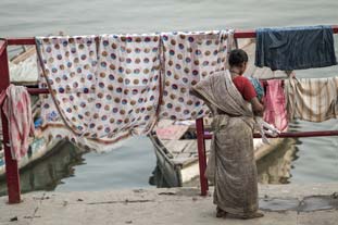 Sur les Gath, Inde, Varanasi