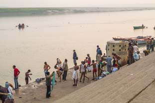 Sur les Gath, Inde, Varanasi