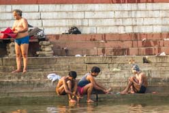 Sur les Gath, Inde, Varanasi