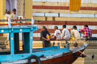 Sur les Gath, Inde, Varanasi