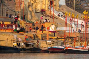 Sur les Gath, Inde, Varanasi