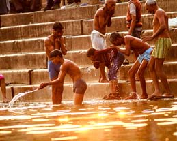 Sur les Gath, Inde, Varanasi