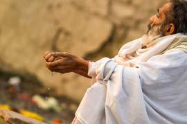 Sur les Gath, Inde, Varanasi