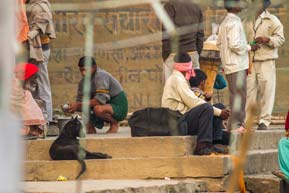 Sur les Gath, Inde, Varanasi